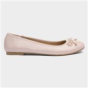 Lilley Viola Womens Nude Patent Ballerina (Click For Details)