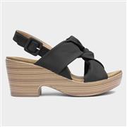 Heavenly Feet Libra Womens Black Heeled Sandal (Click For Details)